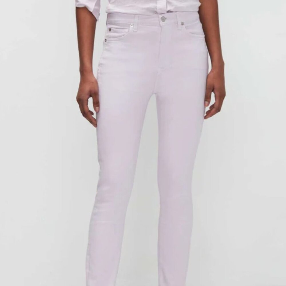 BEAUTIFUL LILAC HIGH WAIST ANKLE SKINNY